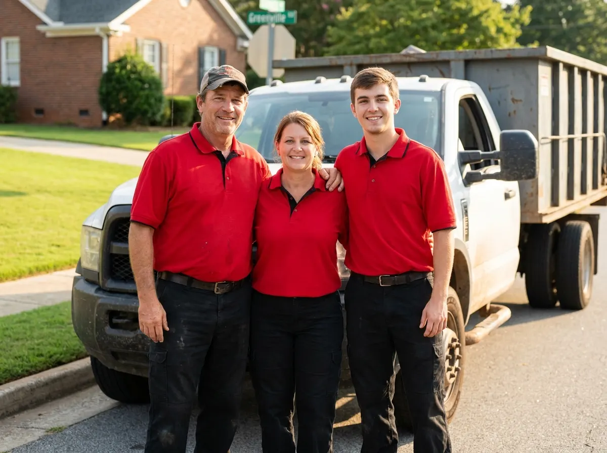 BinSwift Dumpster Rental dumpster team in Greenville, SC